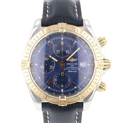 breitling chronomat evolution blue dial|breitling chronomat evolution price.